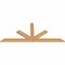 Ekena Millwork Saratoga Timber Gable Bracket, Western Red Cedar, 60"W x 25"H x 1 1/2"D x 3 1/2"F, 10/12 Pitch GBW060X25X0204SAR00SWR - alternate 2